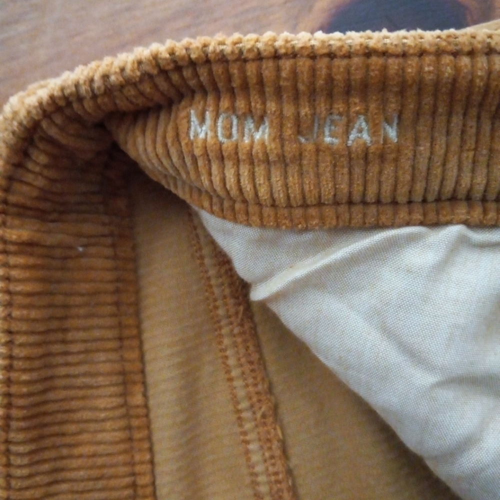American Eagle Womens super stretch high-rise corduroy casual Mom jeans, size 2 - Picture 4 of 6
